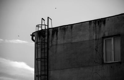 Low angle view of building against sky