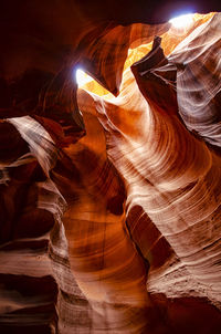 Full frame shot of rock formations