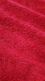 Full frame shot of red rug