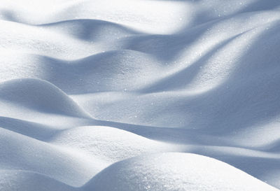 Snow and shadows in the mountains