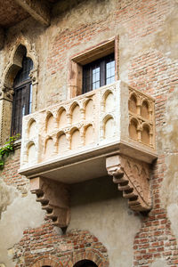 Low angle view of historical building