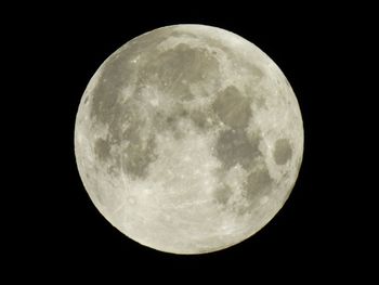 Close-up of moon against black sky