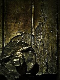 Close-up of weathered wall