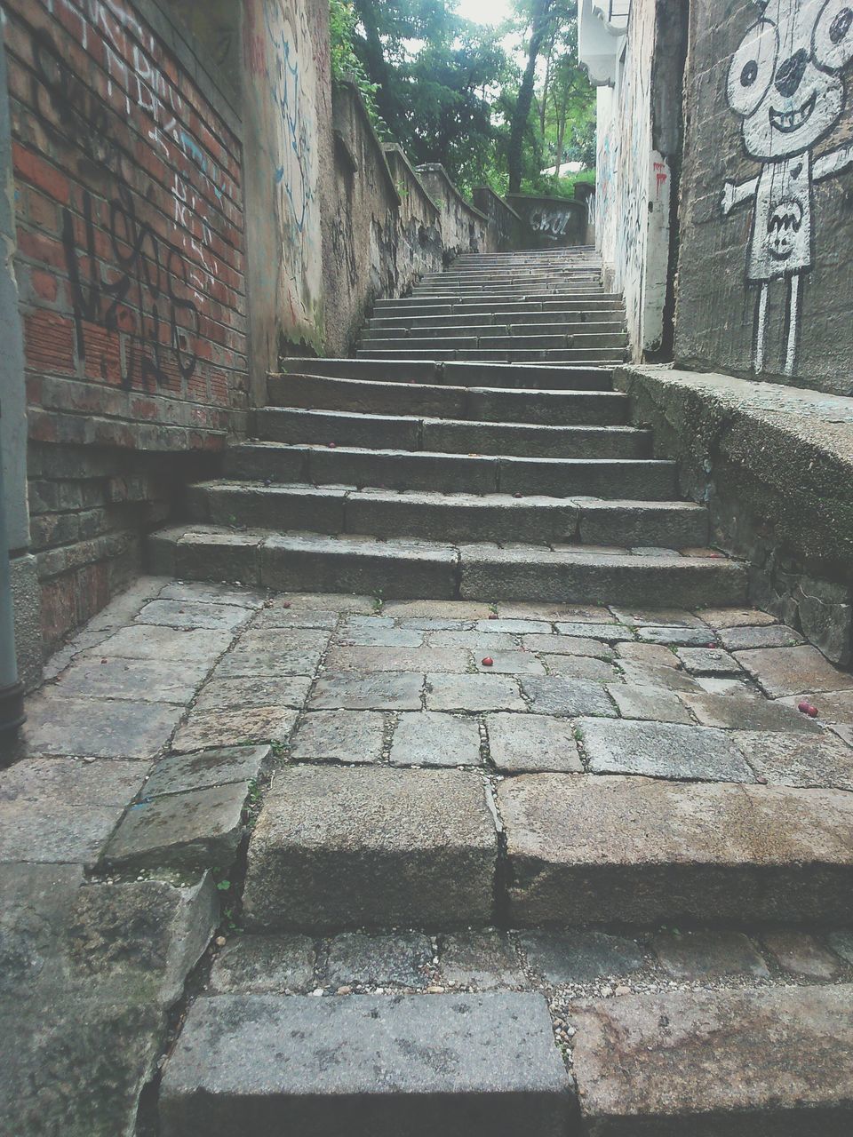 architecture, built structure, steps, the way forward, building exterior, steps and staircases, staircase, old, wall - building feature, diminishing perspective, abandoned, day, building, brick wall, no people, sunlight, house, door, outdoors, railing