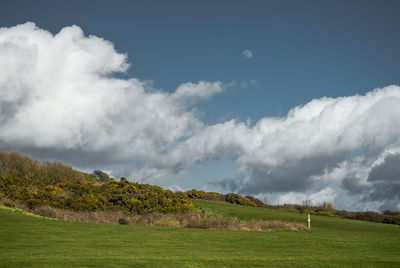 Panoramic view of landscape against sky