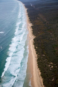 Panoramic view of beach