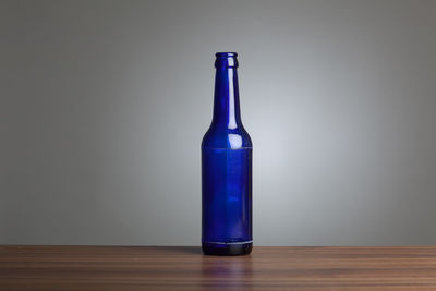 Close-up of bottle on table