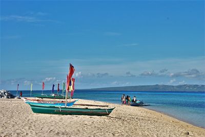 Panoramic view of beach against sky