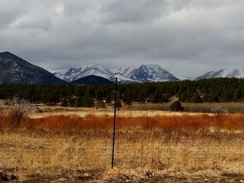 Scenic view of landscape against sky