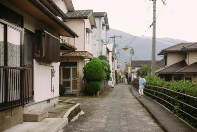 Street amidst buildings in city