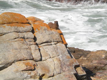 Rocks on beach