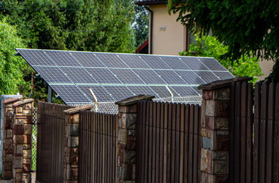 Historic farm house with modern solar panels