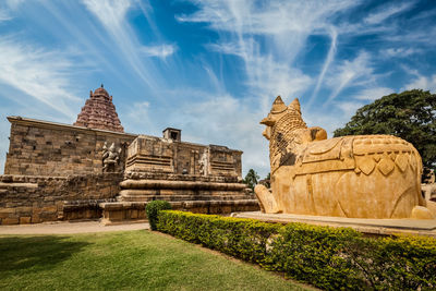 Temple against sky