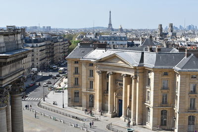 Panoramic view of buildings in city