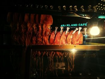 View of food for sale at market stall