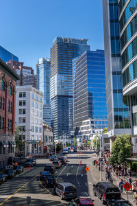 Traffic on city street