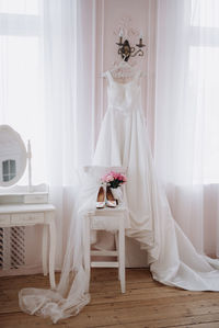 People on table in room at home