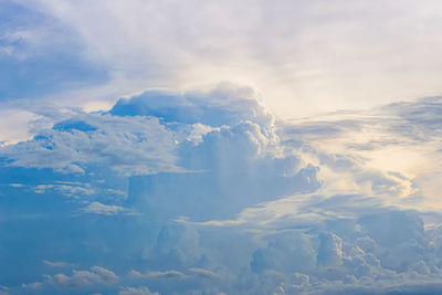 Low angle view of clouds in sky