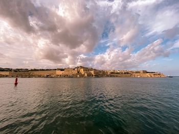 Panoramic view of sea against sky