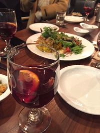 Close-up of drink on table