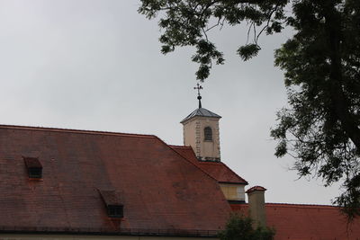 Low angle view of building against sky