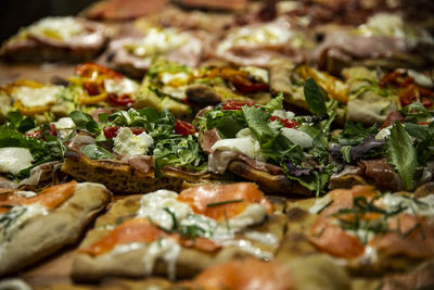 Close-up of pizza