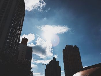 Low angle view of building against sky