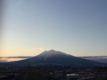 Scenic view of mountains