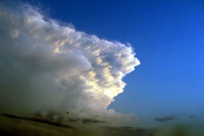 Low angle view of clouds in sky