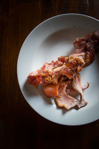 Close-up of meat on plate