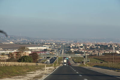 Road in city