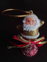 Close-up of christmas decoration