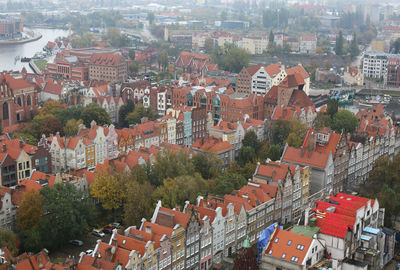 Aerial view of cityscape