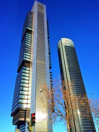 Low angle view of modern buildings