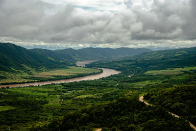 Scenic view of landscape against sky