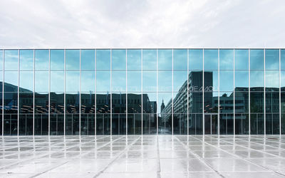 Modern building against sky