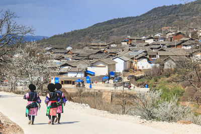 Houses in town