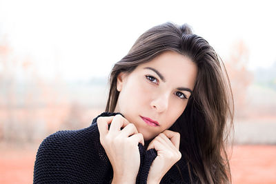 Portrait of young woman