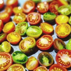 Full frame shot of fruits