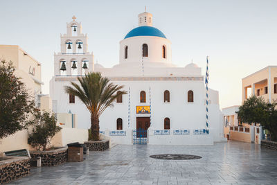 View of church against clear sky