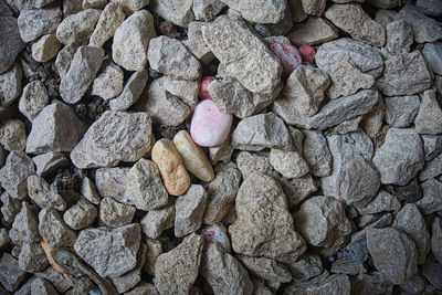 Shot of rocks and pebbles