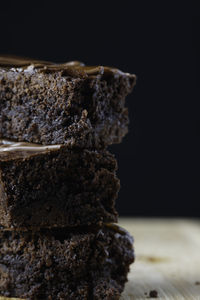 Close-up of chocolate cake