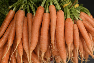 Close-up of fresh vegetables in market