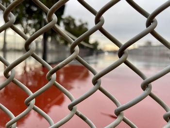 Full frame shot of chainlink fence