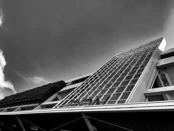 Low angle view of building against sky