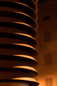 Close-up of illuminated light bulbs