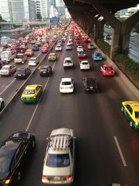 Traffic on road