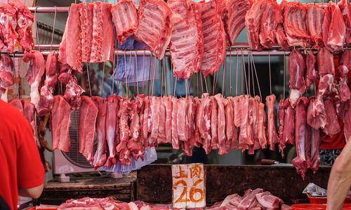 Red fresh meat bitcher for sale in china hong kong market