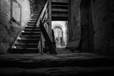 Staircase in old building