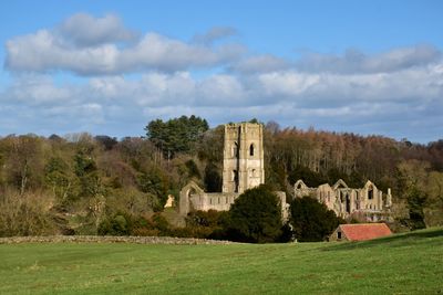 Fountains abbey, yorkshire, was founded in 1132 and is one of the best preserved ruins of it's kind.